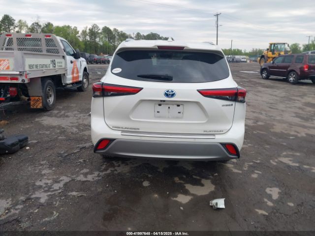 5TDEBRCH6MS031813 Toyota Highlander Hybrid Platinum