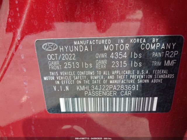 KMHL34J22PA283691 Hyundai Sonata Limited