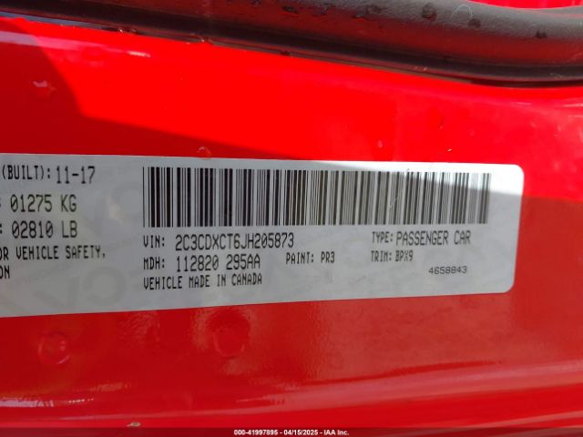 2018 DODGE CHARGER 2C3CDXCT6JH205873 Photo 8
