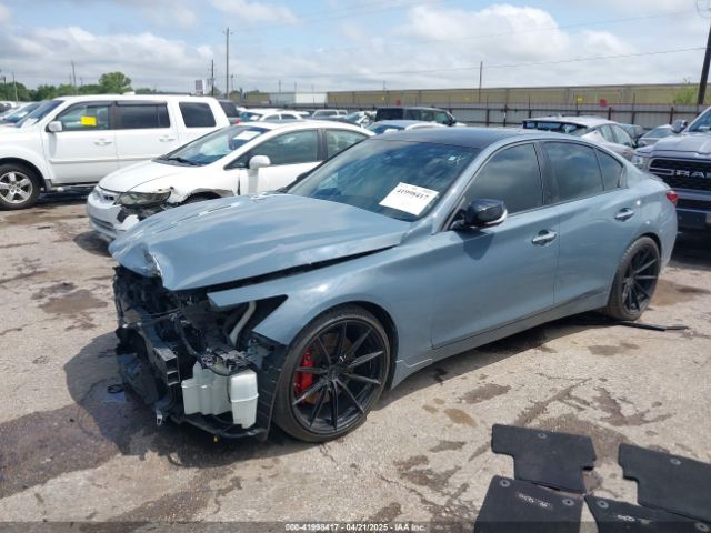 JN1FV7DP5MM850509 Infiniti Q50 Red Sport 400