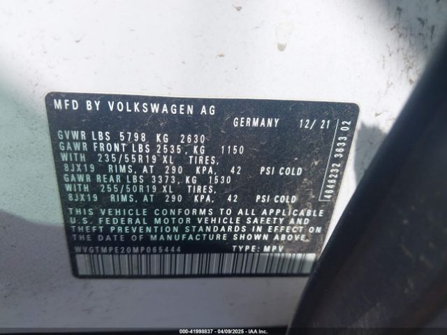 WVGTMPE20MP065444 Volkswagen ID.4 PRO S