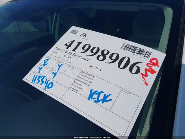 Nissan SENTRA S 2015 3N1AB7AP1FY341184 Image 17