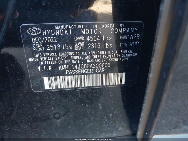 KMHL14JC8PA300606 Hyundai Sonata N Line