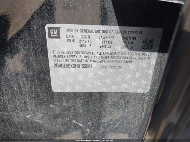 2G4GL5EX3H9155664 Buick Regal Turbo Sport Touring