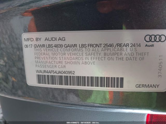 2018 AUDI S5 WAUR4AF54JA040952 Photo 8