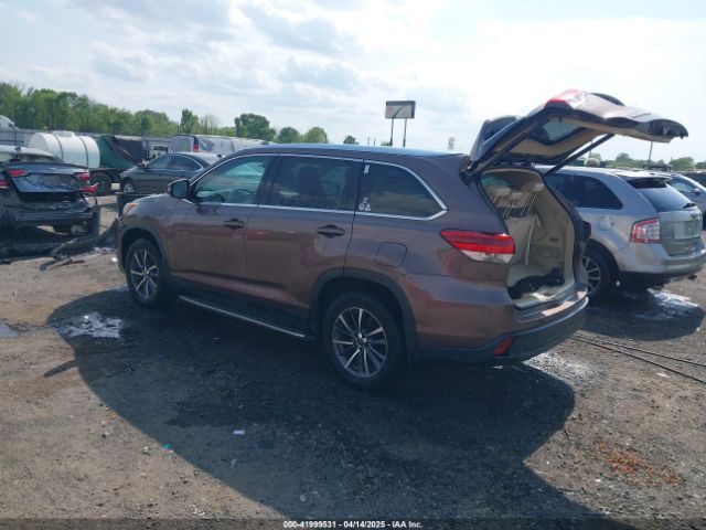 5TDKZRFH3KS344289 Toyota Highlander Xle