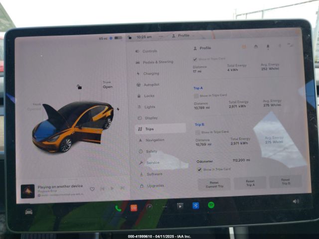 5YJ3E1EA4LF661395 Tesla MODEL 3