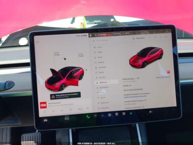 5YJ3E1EA7KF396485 Tesla Model 3 Long Range/mid Range/standard Range/standard Range Plus