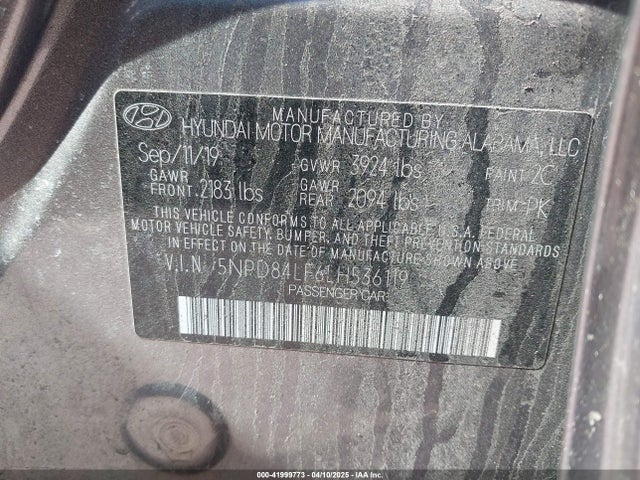 5NPD84LF6LH536119 Hyundai ELANTRA SEL