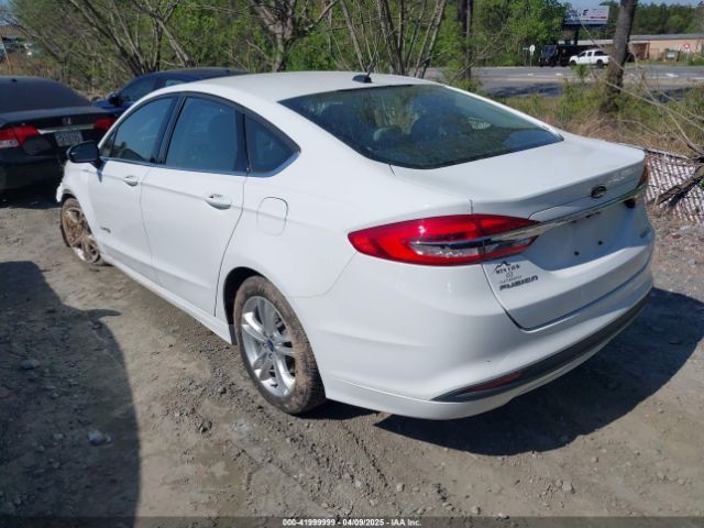 3FA6P0UU0JR278827 Ford Fusion Hybrid S
