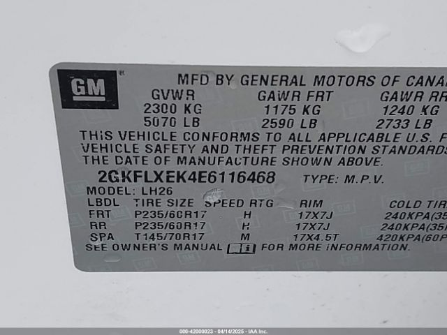 2GKFLXEK4E6116468 GMC Terrain Slt-1