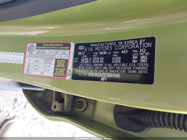KNDJN2A25J7894586 KIA Soul
