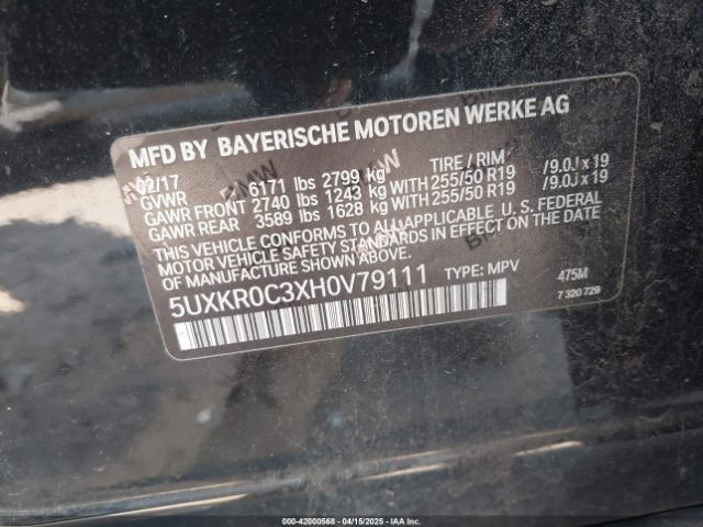 5UXKR0C3XH0V79111 BMW X5 Xdrive35i