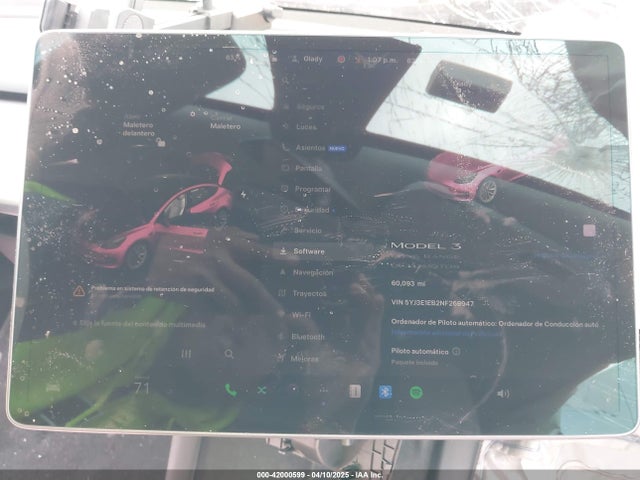 2022 TESLA MODEL 3 5YJ3E1EB2NF269947 Photo 6