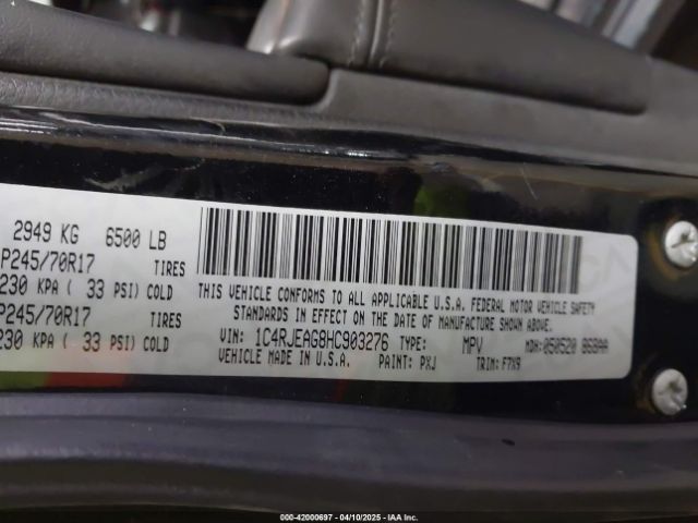 1C4RJEAG8HC903276 Jeep Grand Cherokee