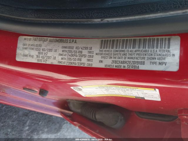 2014 FIAT 500L ZFBCFABH2EZ019188 Photo 8