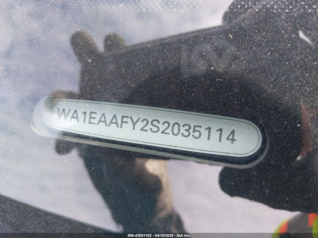 WA1EAAFY2S2035114 Audi Q5 Premium Plus 45 Tfsi S Line Quattro S Tronic