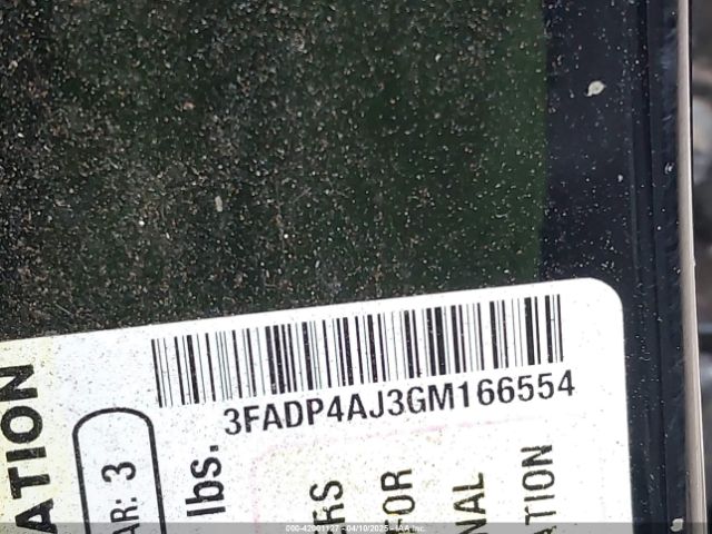 3FADP4AJ3GM166554 Ford FIESTA S