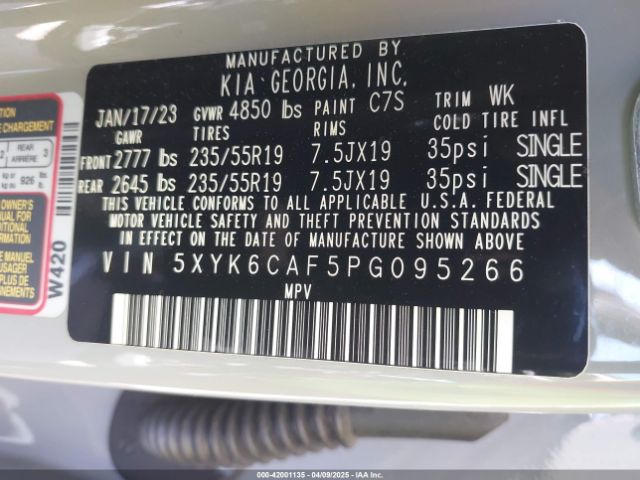 2023 KIA SPORTAGE 5XYK6CAF5PG095266 Photo 8