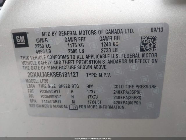 2GKALMEK8E6131127 GMC Terrain Sle-1