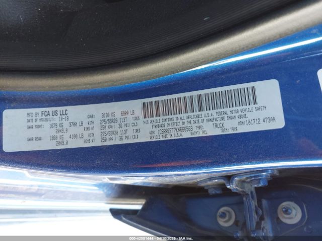 1C6RREFT7KN666569 RAM 1500 Big Horn/lone Star  4x2 5'7 Box