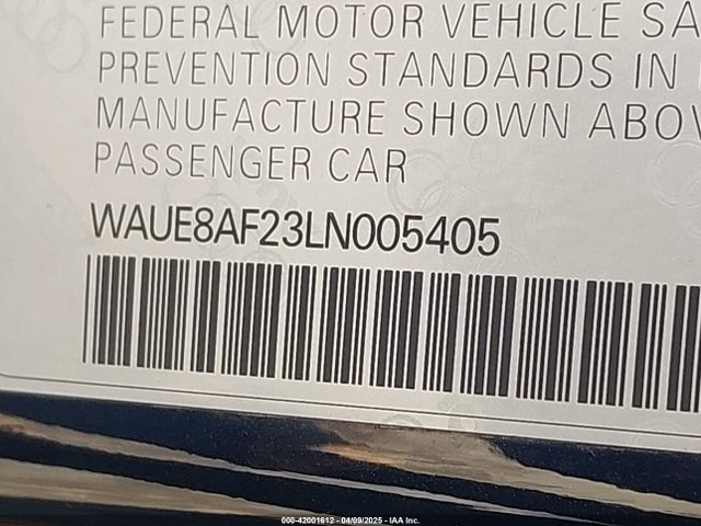 2020 AUDI A6 WAUE8AF23LN005405 Photo 8
