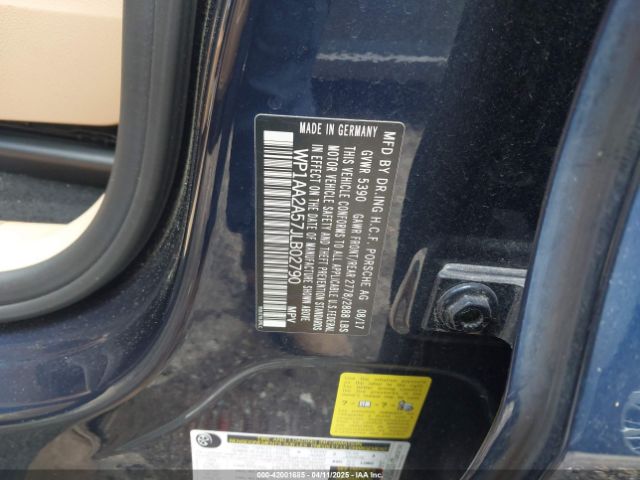 WP1AA2A57JLB02790 Porsche Macan