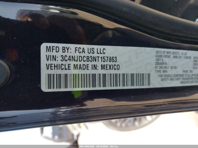 2022 JEEP COMPASS 3C4NJDCB3NT157863 Photo 8