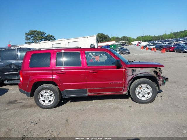 1C4NJPBB8HD103682 Jeep Patriot Sport Fwd