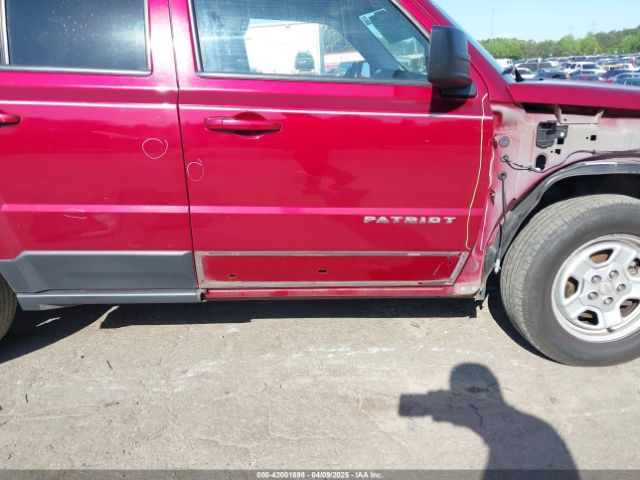 1C4NJPBB8HD103682 Jeep Patriot Sport Fwd