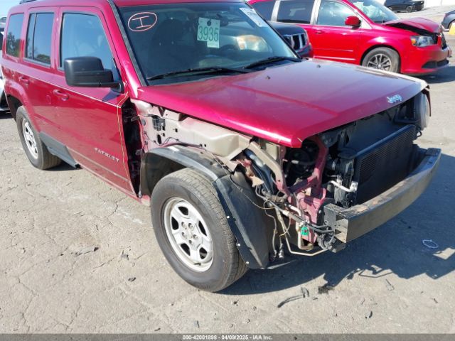 1C4NJPBB8HD103682 Jeep Patriot Sport Fwd