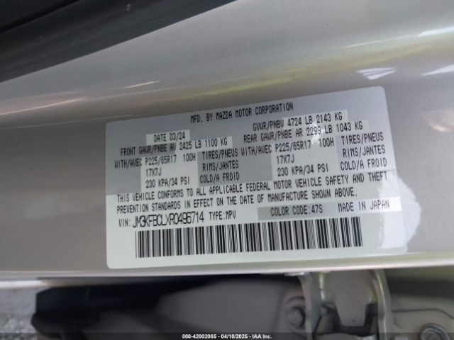 JM3KFBCLXR0496714 Mazda Cx-5 2.5 S Preferred