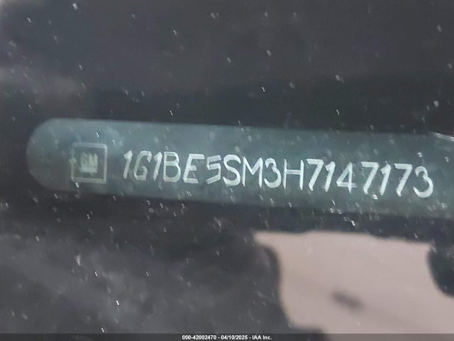 1G1BE5SM3H7147173 Chevrolet Cruze Lt Auto