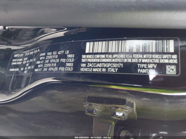 ZACCJABT9GPC50171 Jeep Renegade Latitude