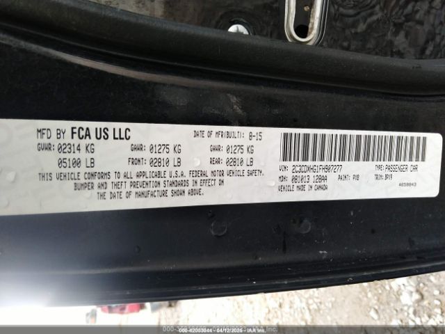 2C3CDXHG1FH907277 Dodge Charger Sxt