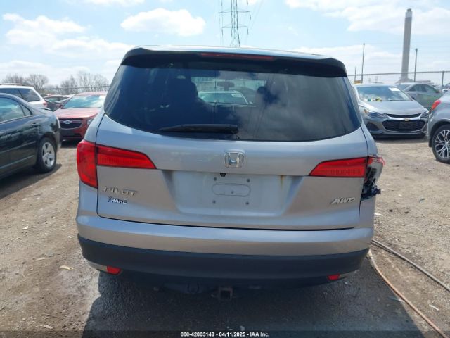 5FNYF6H17GB086601 Honda PILOT LX