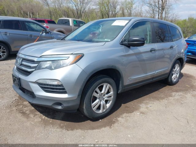5FNYF6H17GB086601 Honda PILOT LX