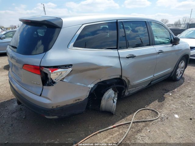 5FNYF6H17GB086601 Honda PILOT LX