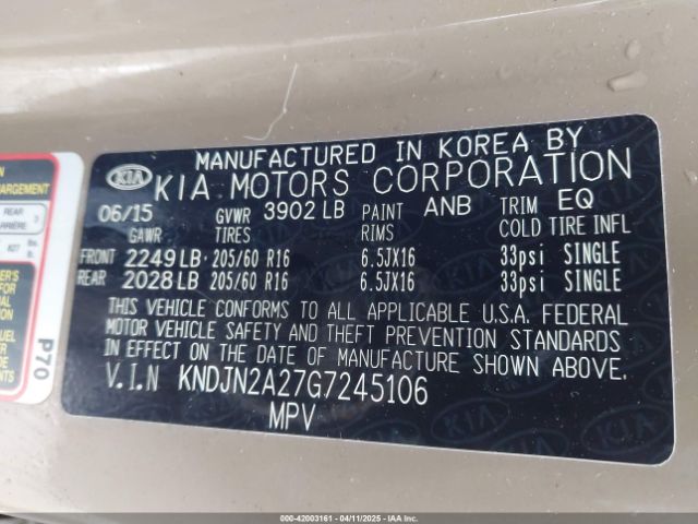 KNDJN2A27G7245106 KIA Soul !