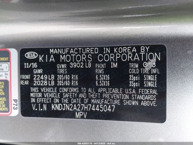 KNDJN2A27H7445047 KIA Soul