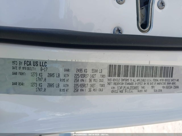 Jeep Cherokee 2018 1C4PJMLX4JD530851 Image 9