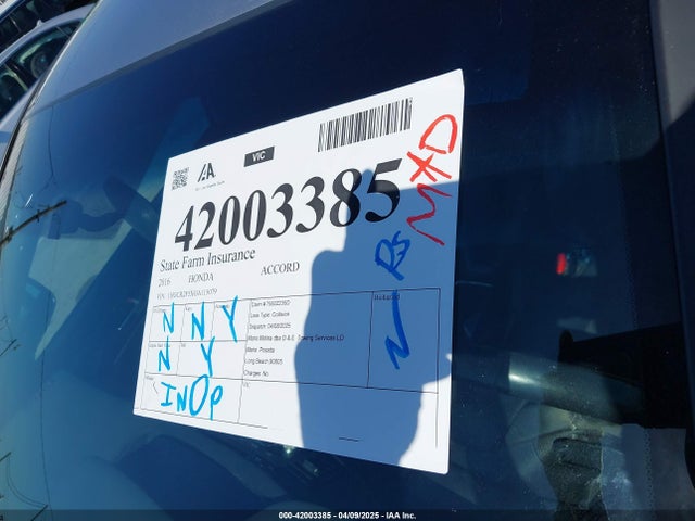 1HGCR2F5XGA115079 Honda Accord Sport