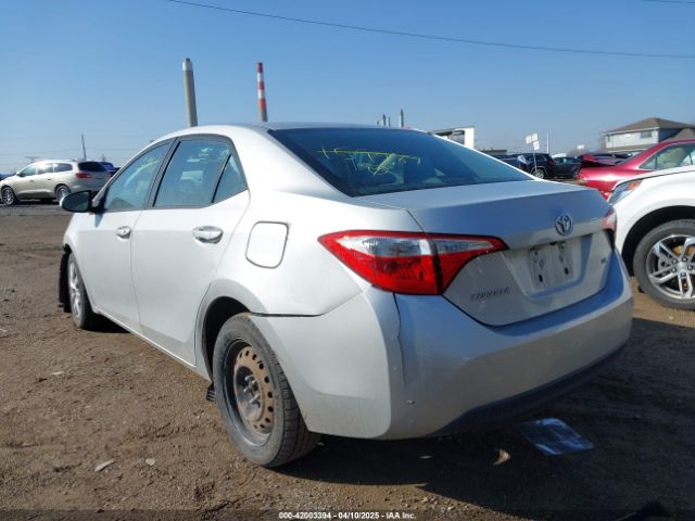 2T1BURHE2EC159987 Toyota COROLLA LE