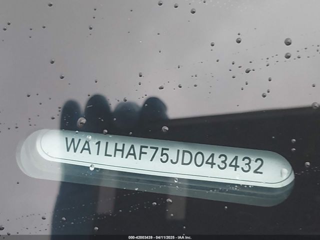 WA1LHAF75JD043432 Audi Q7 2.0t Premium