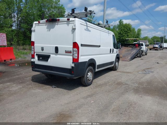 3C6TRVAG9KE555834 RAM Promaster 1500 Low Roof 136 Wb