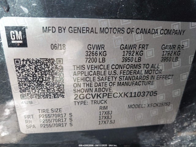 Chevrolet Silverado 1500 Ld Lt 2019 2GCVKPECXK1103705 Image 9