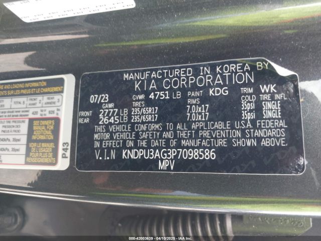 2023 KIA SPORTAGE HYBRID KNDPU3AG3P7098586 Photo 8