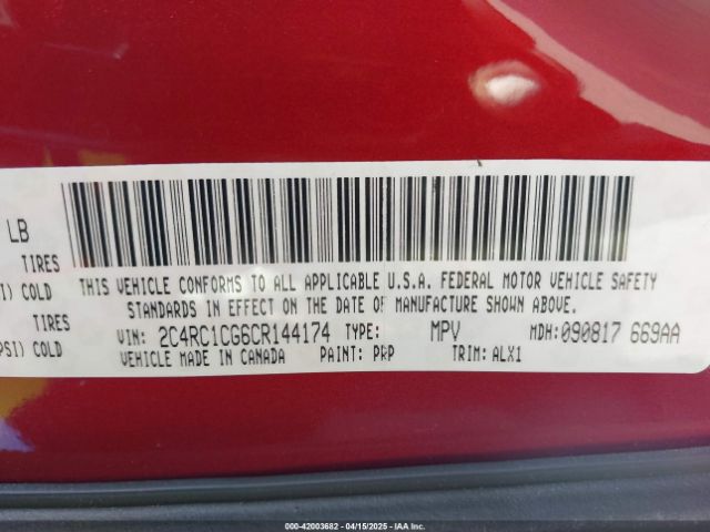 2012 CHRYSLER TOWN & COUNTRY 2C4RC1CG6CR144174 Photo 8