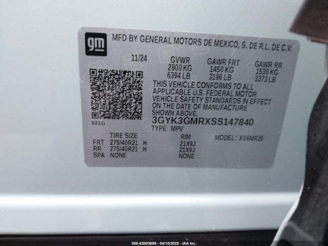2025 CADILLAC OPTIQ 3GYK3GMRXSS147840 Photo 8
