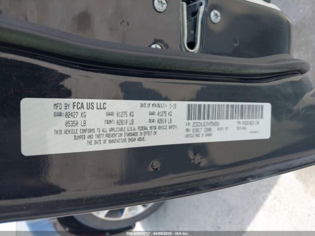 2C3CDXJG1FH754958 Dodge Charger Sxt